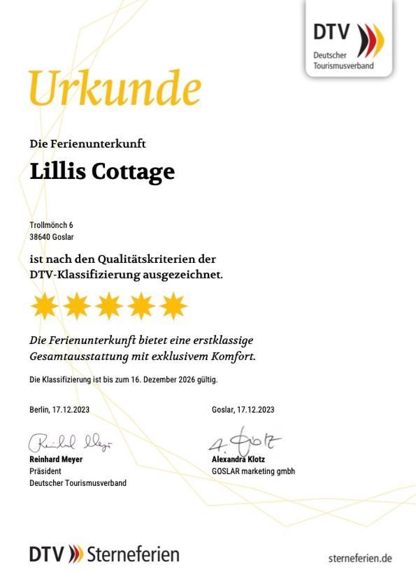 Lillis Cottage Goslar Esterno foto